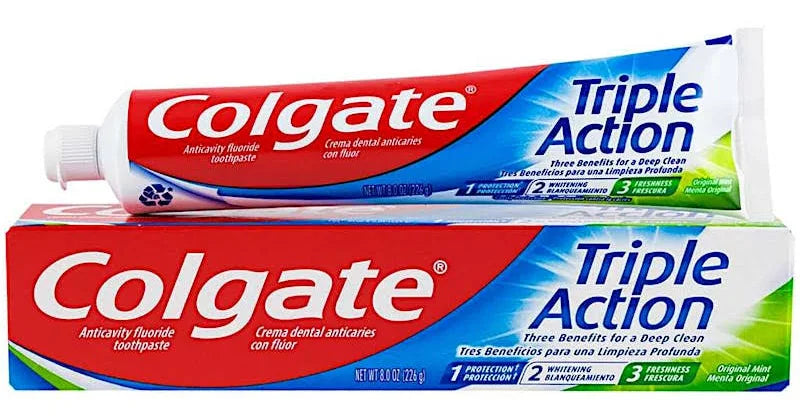 Colgate Triple Action Toothpaste Original 8 Oz