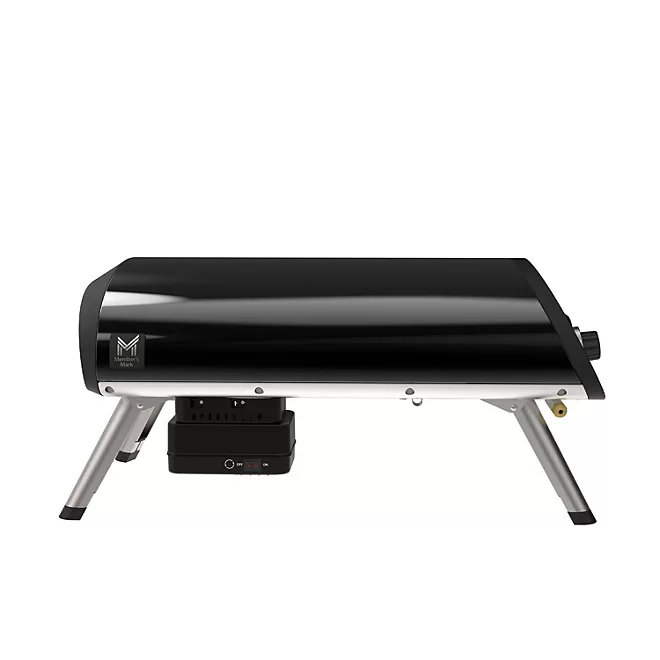Member's Mark 12" Portable Rotating Gas Pizza Oven, Black - Bellso