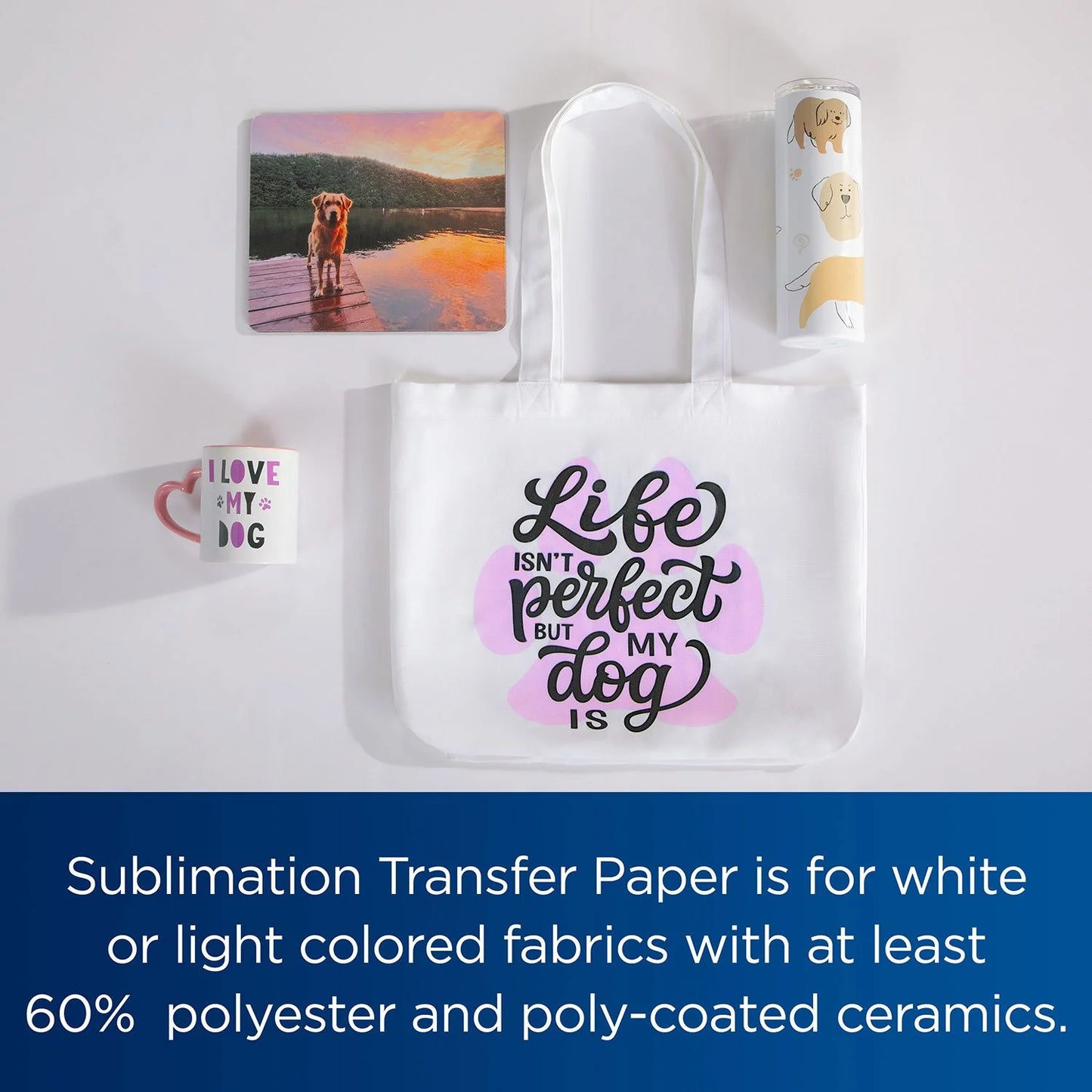 Brother Sublimation Printer, 4-Color Sublimation Ink Cartridges and 100 Sheets Sublimation Paper - Bellso