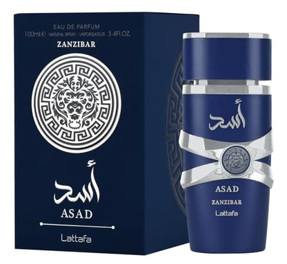 Lattafa Asad Zanzibar Eau De Parfum 3.4 Oz