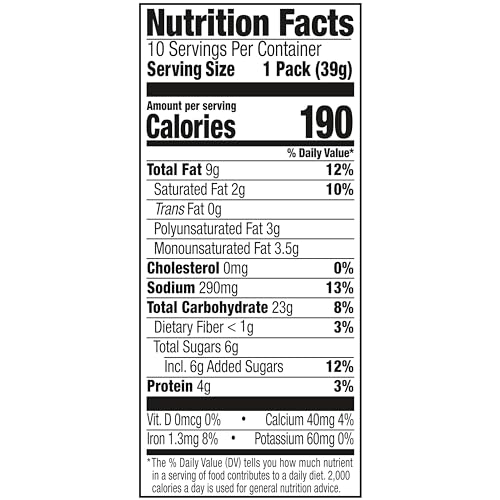 Lance Sandwich Crackers  Captain S Wafers Peanut Butter and Honey  10 Packs  6 Sandwiches Each