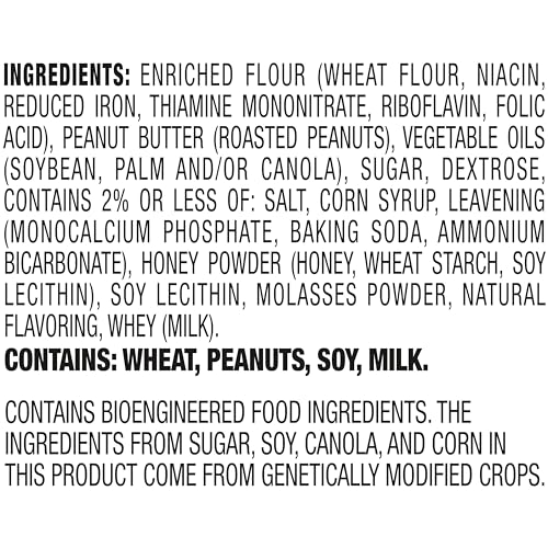 Lance Sandwich Crackers  Captain S Wafers Peanut Butter and Honey  10 Packs  6 Sandwiches Each