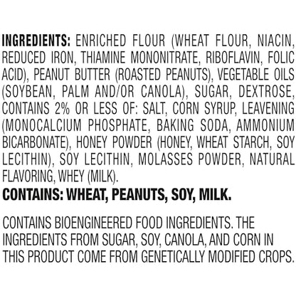 Lance Sandwich Crackers  Captain S Wafers Peanut Butter and Honey  10 Packs  6 Sandwiches Each