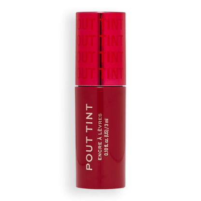 Makeup Revolution Pout Tint Lip Gloss with Moisturising Effect Shade Sizzlin Red 3 Ml - Bellso