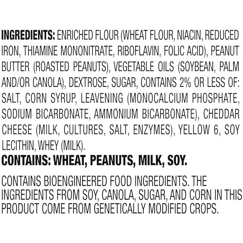 Lance ToastChee Peanut Butter Sandwich Crackers - 15.10oz