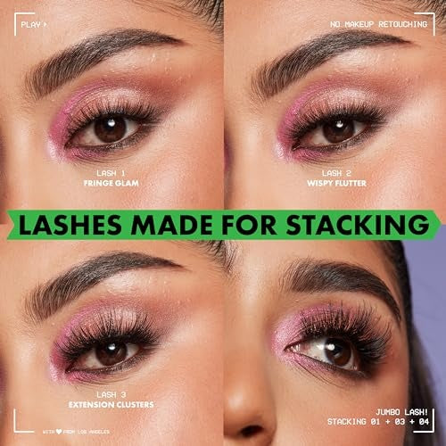 NYX Professional Makeup Jumbo Lash! False Eyelashes Type 08 Defined Drama 1 Pair - Bellso