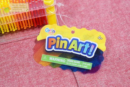 Grin Studios Clear Frame Rainbow Pin Art - Bellso