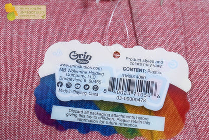 Grin Studios Clear Frame Rainbow Pin Art - Bellso