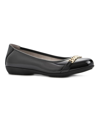 Cliffs by White Mountain Women's Charmed Ballet Flats - Denim Blue Fabric Size 9 - Bellso