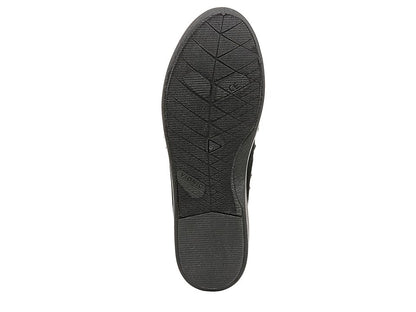 VIONIC Beach Malibu Slip-Ons Women's Flat Shoes Black Denim : 8 M, Canvas - Bellso