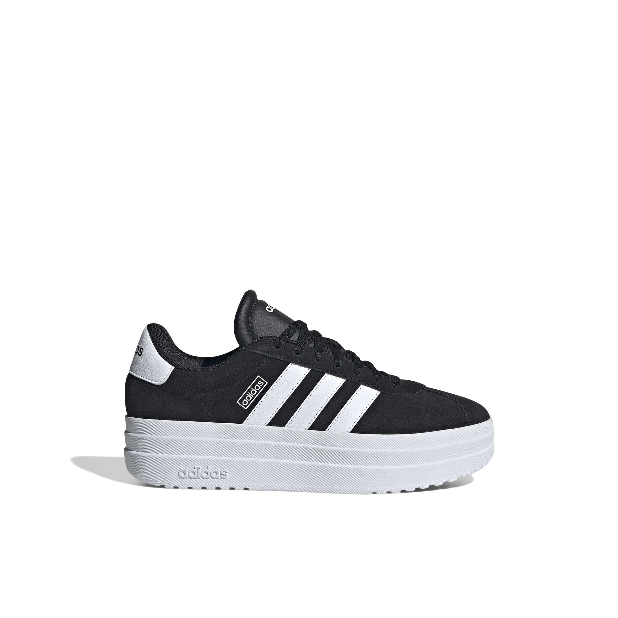 Adidas VL Court Bold Women's Tennis Shoes Black/White/White : 8 B - Medium - Bellso