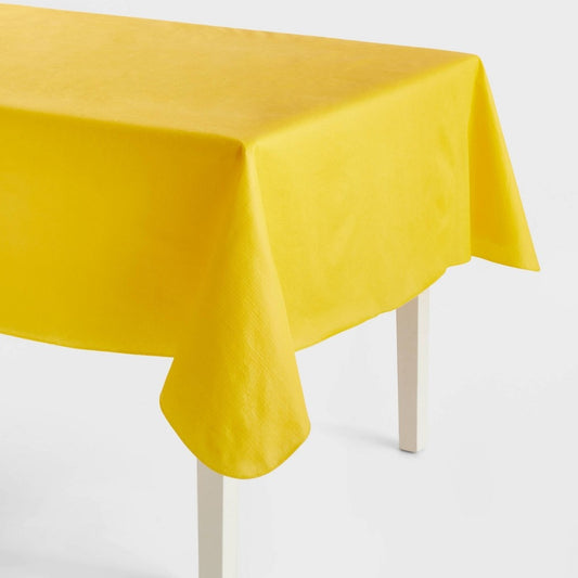 PEVA Table Cover Yellow Cross Hatch - Sun Squad™ - Bellso