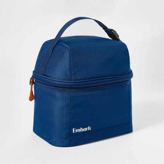 Dual-Compartment Lunch Bag Navy - Embark™ - Bellso