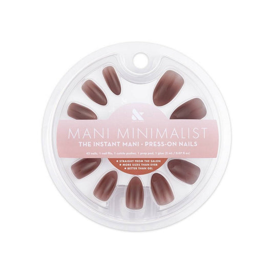 Olive & June Press-on Fake Nails - Chocolate Syrup Gradient - 42ct - Bellso