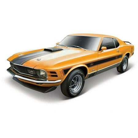 Maisto MAI31453OR 1970 Ford Mustang Mach 1 Model Car  Orange