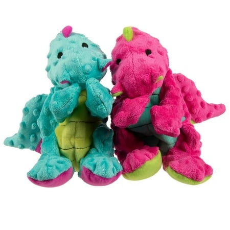 GoDog Dragons Large Dog Toys with Chew Guard Technology (2 Pack) - Bellso