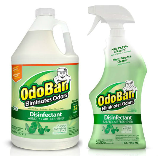 OdoBan Odor Disinfectant  Eucalyptus  1 Gallon Concentrate Ready-to-Use - Bellso