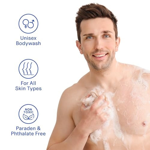 Simply BodyCare - Moisturizing Natural Body Wash with Pump for Men & Women - for Body Odor & Hygiene - Ultimate Skin Cleanser - Long-Lasting Freshness - Bellso