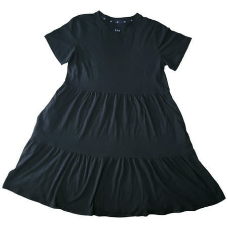 GAP Women Tiered Dress sz XL Black - Bellso