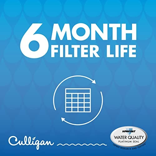 Culligan CUW1 Replacement Whirlpool (EDR1RXD1 WHR1RXD1 KAD1RXD1) Refrigerator Water Filter 1: Filters Lead, Mercury, Chlorine, VOCs - Bellso