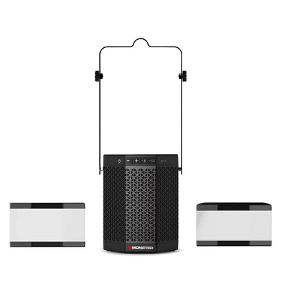 Monster Luna Portable Bluetooth Speaker with Detachable LED Lights - Bellso