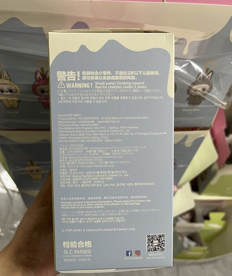 POP MART the Monsters - Tasty Macarons Vinyl Face Blind Box 1 PC - Bellso