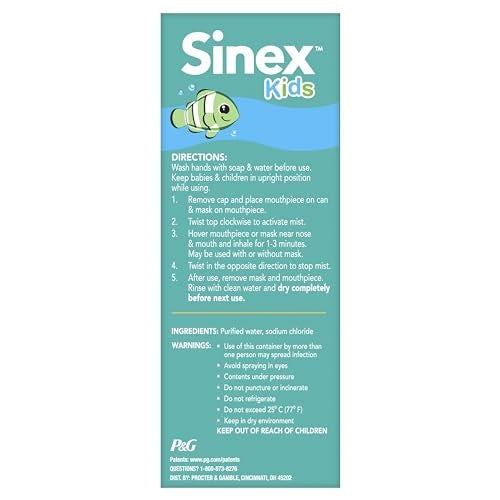 Vicks Sinex Kids Saline Easy Mist Kit, 1.7 OZ - Bellso