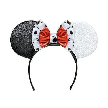 Disney 100 Mouse Ears VILLAINS Headband 5 Pk Ursula Queen Maleficent Cruella - Bellso