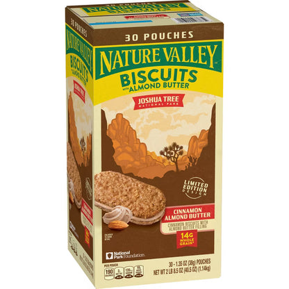 Nature Valley Cinnamon Biscuits with Almond Butter, 40.5 Oz
