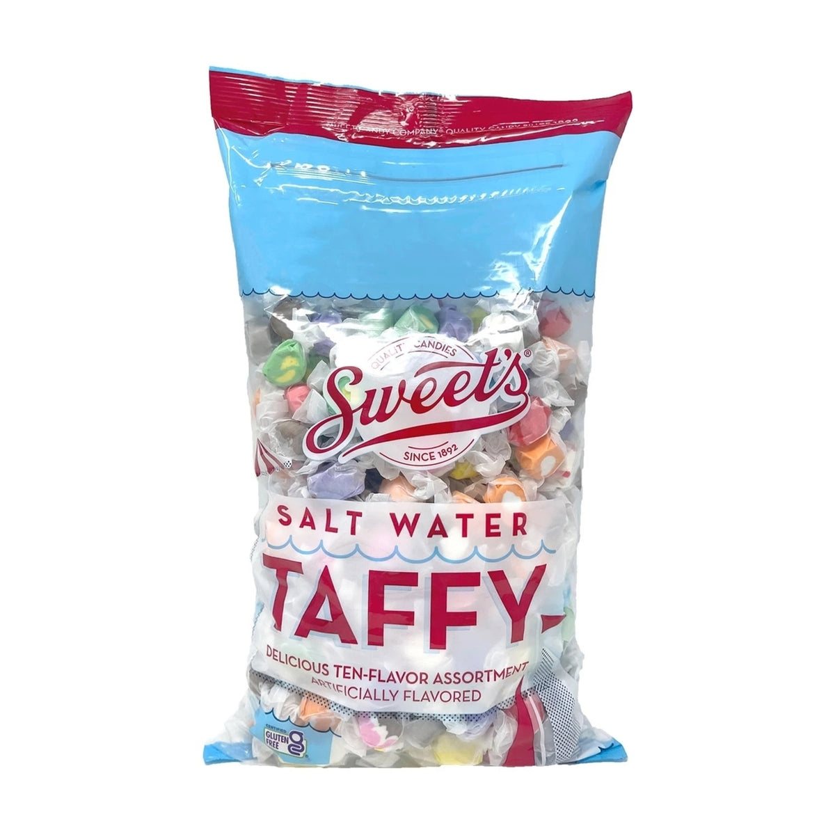 Sweet Candy Company Assorted Salt Water Taffy Resealable (4 Pounds)