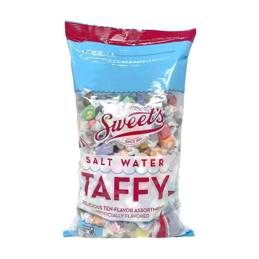 Sweet Candy Company Assorted Salt Water Taffy Resealable (4 Pounds)
