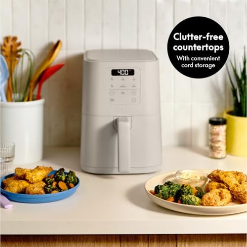 Bella 4qt Slim Air Fryer - Oatmilk - Bellso