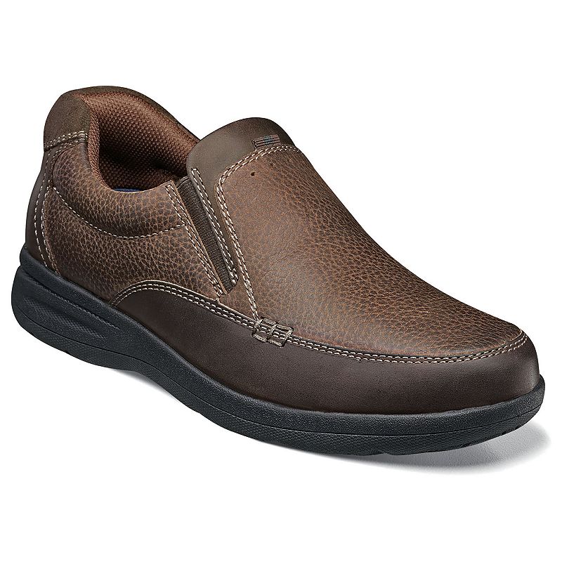 Nunn Bush Men's Cam Lightweight Loafers - Brown Crazy Horse Size 9 - Bellso