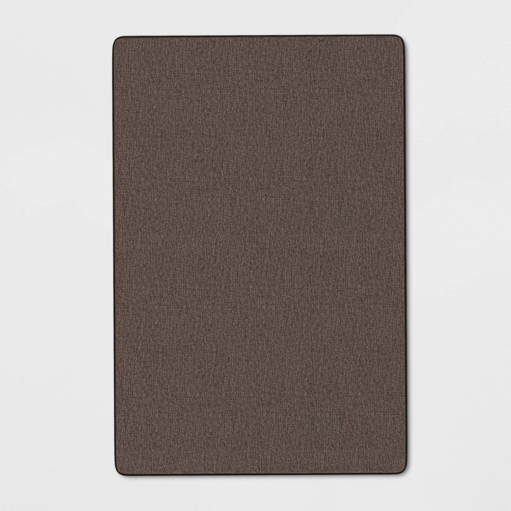 2'x3' Solid Utility Accent Rug Black - Threshold™ - Bellso