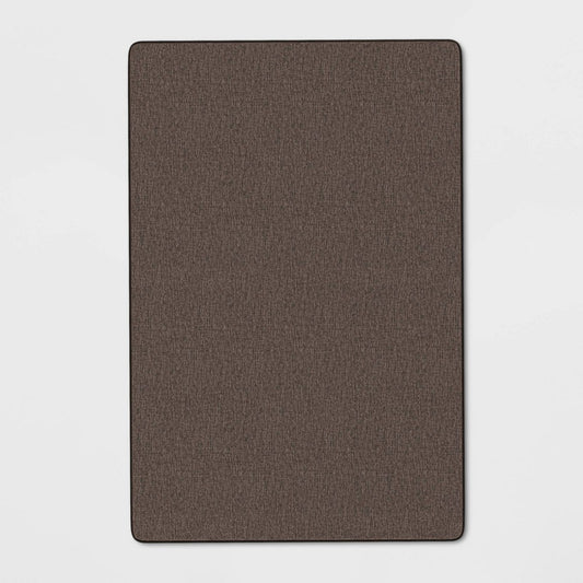 2'x3' Solid Utility Accent Rug Black - Threshold™ - Bellso