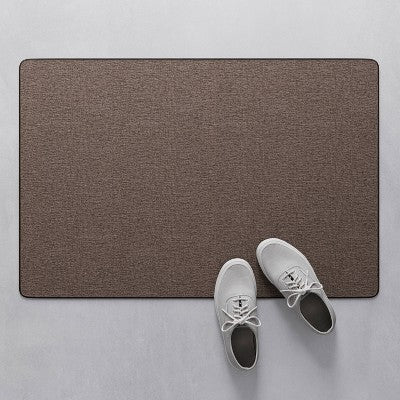 2'x3' Solid Utility Accent Rug Black - Threshold™ - Bellso