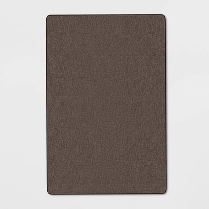 2'x3' Solid Utility Accent Rug Black - Threshold™ - Bellso