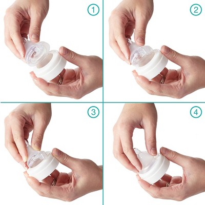 Evenflo 6pk Balance Standard-Neck Anti-Colic Baby Bottle Nipple - Medium Flow - Bellso