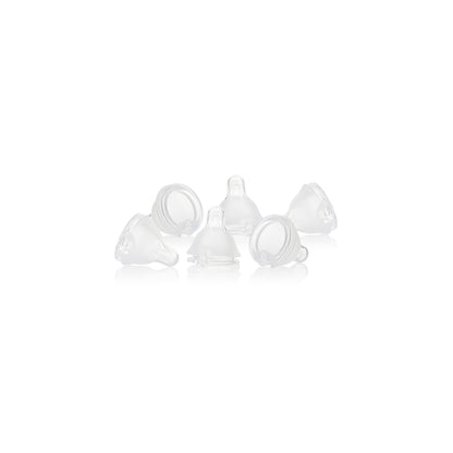 Evenflo 6pk Balance Standard-Neck Anti-Colic Baby Bottle Nipple - Medium Flow - Bellso
