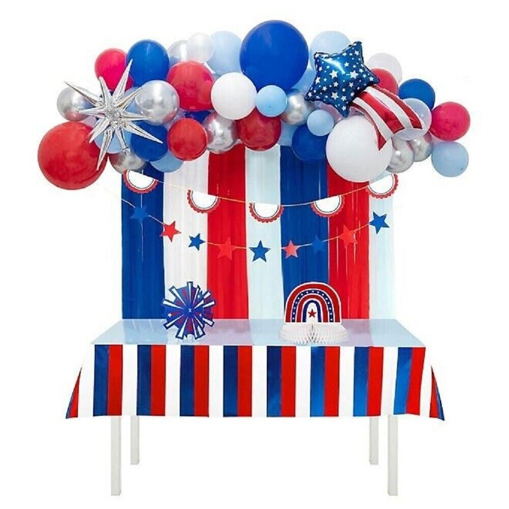 Unbranded Stars & Stripes Patriotic Party Decorating Kit - Bellso