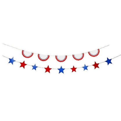 Unbranded Stars & Stripes Patriotic Party Decorating Kit - Bellso