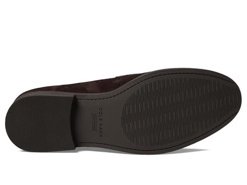 Cole Haan Stassi Penny Loafer Women's Shoes Dark Choco Suede : 7.5 B - Medium, Leather - Bellso