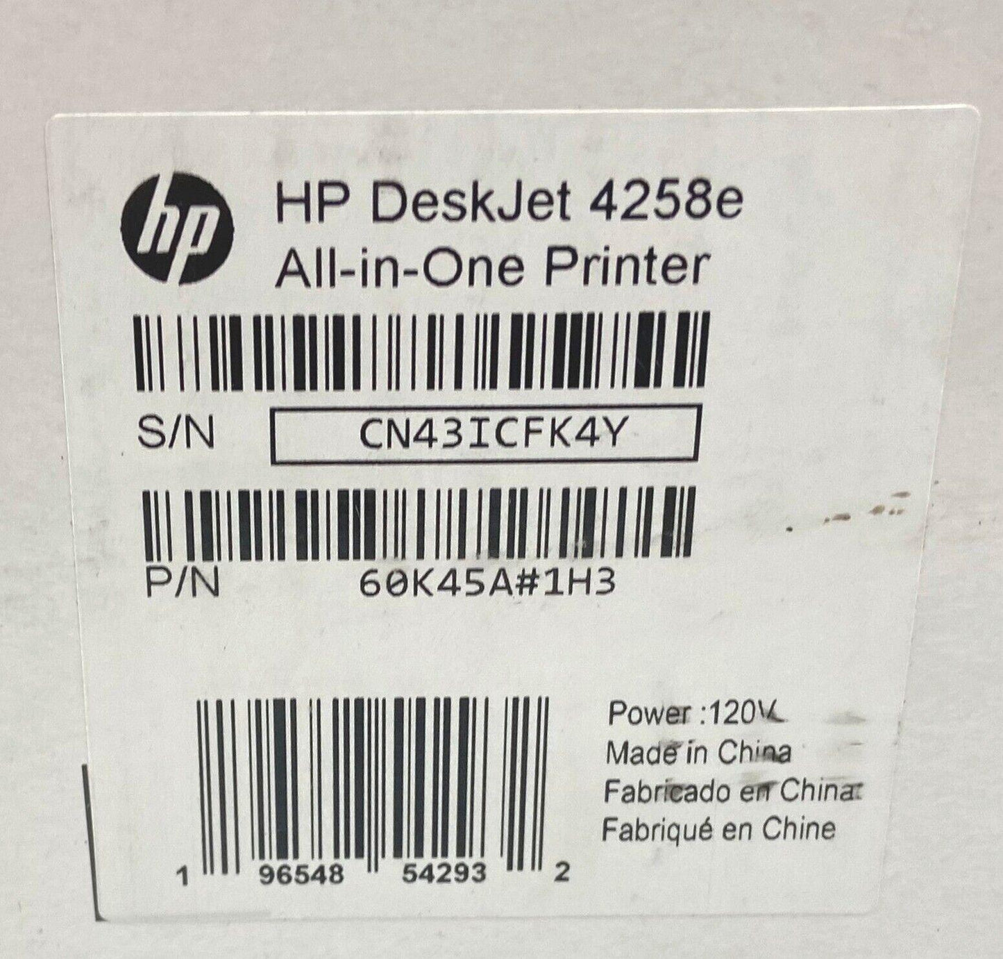 HP DeskJet All-in-One Printer with $25 Instant Ink Card