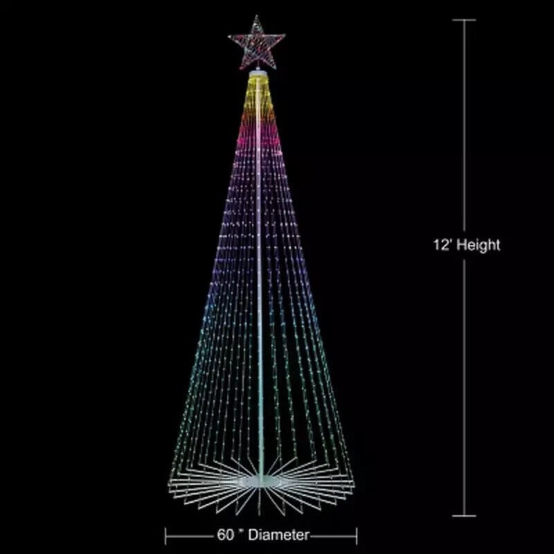 Member's Mark 12' Multicolor Lightshow Tree