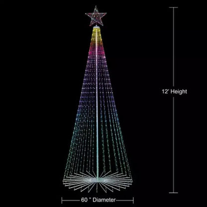 Member's Mark 12' Multicolor Lightshow Tree