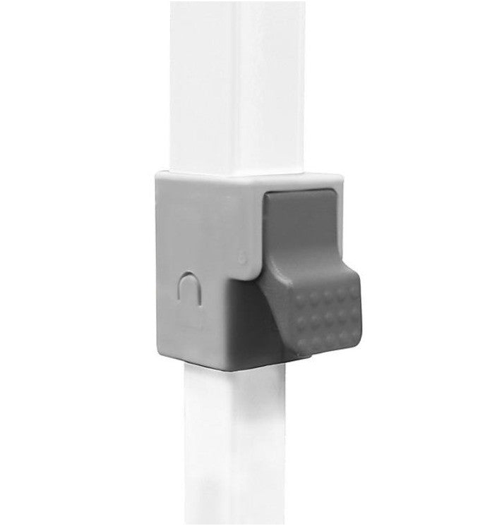 E-Z up 120 X 120 in White Outdoor Canopy - Bellso