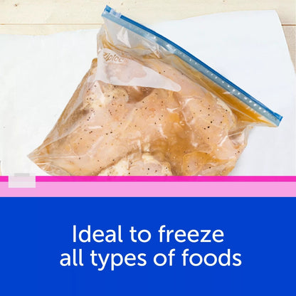Ziploc Slider Freezer Bags, Variety Pack, 132 Ct. - Bellso