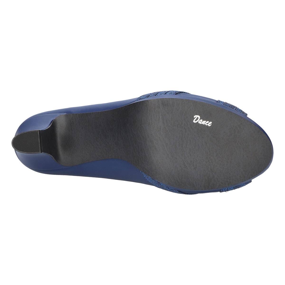 Easy Street Women's Lavish Platform Pumps - Navy Size 9-1/2 M - Bellso