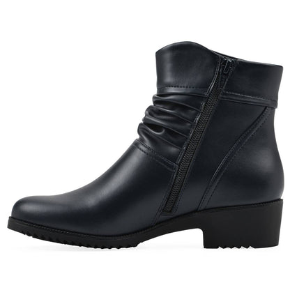 Cliffs by White Mountain Durbon Women's Ankle Boots, Size: 9.5, Blue Smo - Bellso