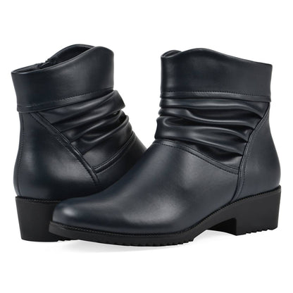 Cliffs by White Mountain Durbon Women's Ankle Boots, Size: 9.5, Blue Smo - Bellso